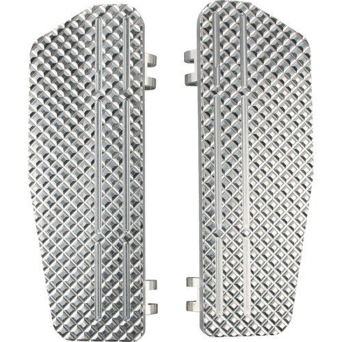 LA Choppers #LA-P101-00 - County Line Billet Floorboards - Raw - FL