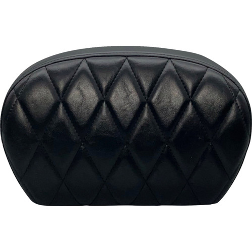 LE Pera #L-SBP01DM-SH - Sissy Bar Pad - Large - Vinyl - Single Diamond - Shiny Black