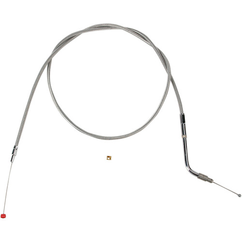 Barnett #102303003506 - Stainless Steel Throttle Cable - +6" - '02-'07 Touring