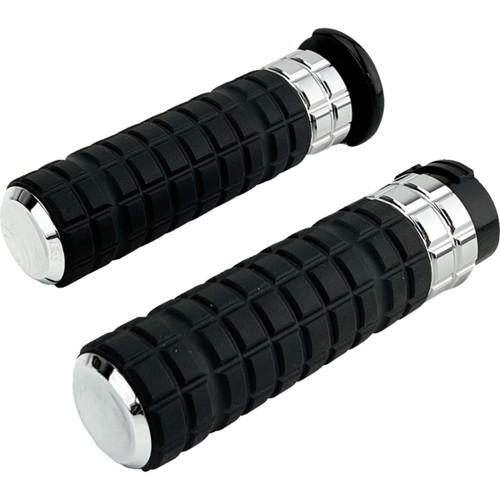 Arlen Ness #500-001 - SpeedLiner Grips - Cable - Chrome