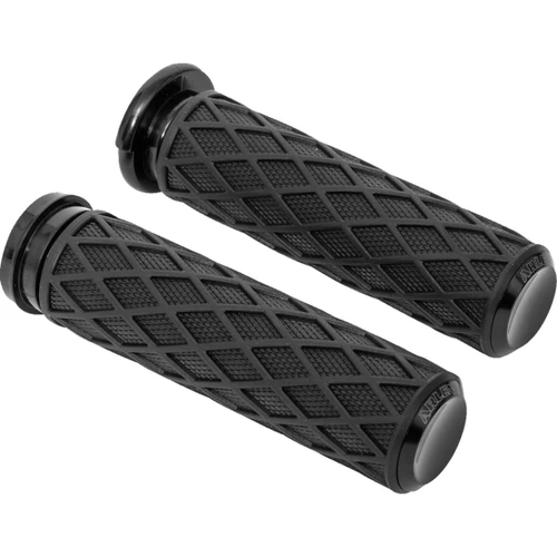 Arlen Ness #500-004 - Diamond Grips - Cable - Black