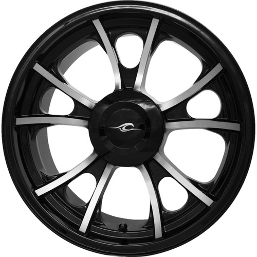 Coastal Moto #3D-LAR187BC-TRK - Rear Wheel - Largo 3D - Single Disc/with or without ABS - Black Cut - 18x7