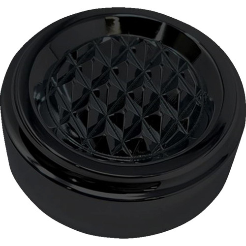 Covingtons #C3085-B - Dipstick Cover - Diamondback - Black - Dyna/Touring/Trike