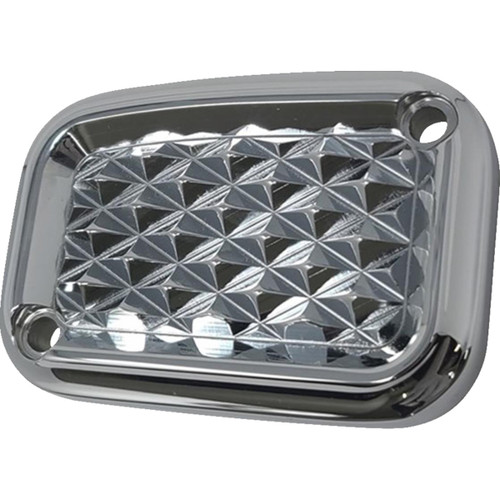 Covingtons #C3056-C - Master Cylinder Cover - Brake - Front - Diamondback - Chrome