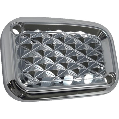 Covingtons #C3068-C - Master Cylinder Cover - Clutch - Diamondback - Chrome