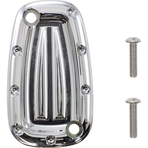 Covingtons #C1957-C - Rear Master Cylinder Cover - Dimpled - Chrome