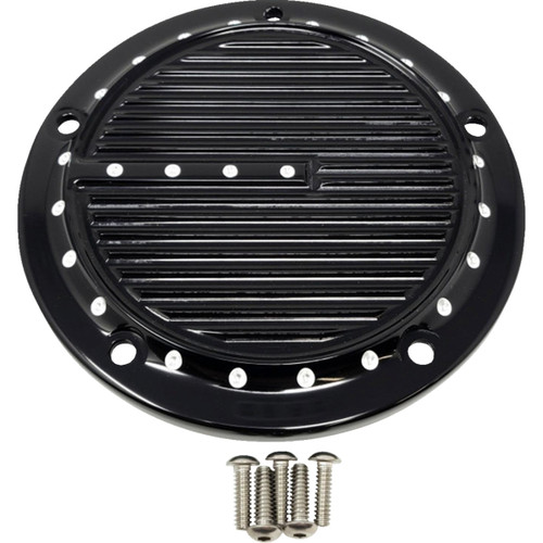 Covingtons #C1973-B - Derby Cover - Dimpled - Black - 5 Hole