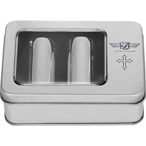 Figurati Designs #FD41-DC-2545-SS - Docking Covers - Cross - Long - Silver