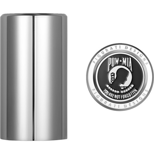 Figurati Designs #FD50-DC-2545-SS - Docking Covers - POW MIA - Long - Silver