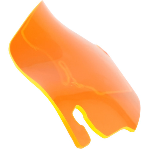 Klock Werks #KWW-01-0653 - Ice Flare® Windshield - 3-1/2" - Orange Ice - '96-'13 FLHT/FLHX