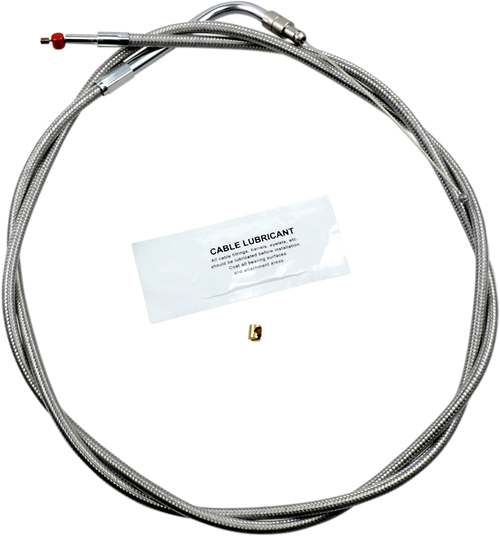 Throttle Cable - +10" - Stainless Steel