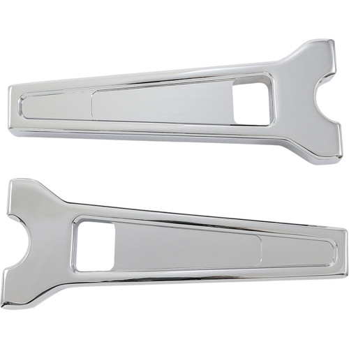 LA Choppers #LA-7480-08C - Performance Risers - Straight - 8" x 1-1/4" - Chrome