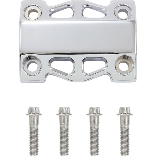 LA Choppers #LA-7480-08C - Performance Risers - Straight - 8" x 1-1/4" - Chrome