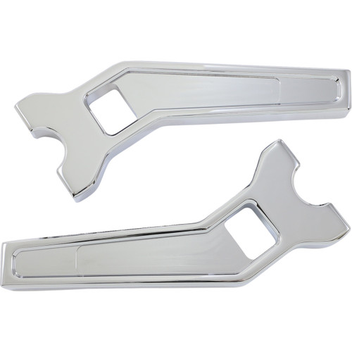 LA Choppers #LA-7481-08C - Performance Risers - Pullback - 8" x 1-1/4" - Chrome