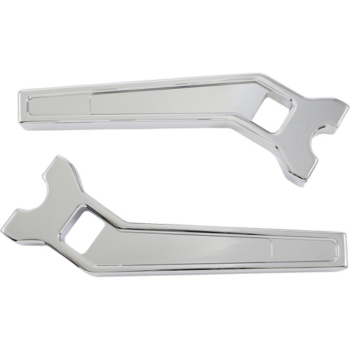 LA Choppers #LA-7481-10C - Performance Risers - Pullback - 10" x 1-1/4" - Chrome