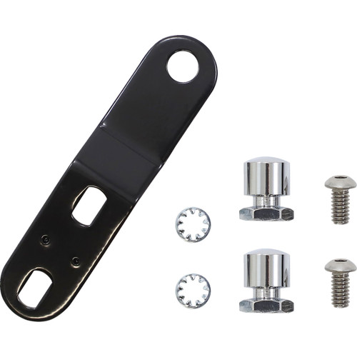 LE Pera #LYB-007P - Bare Bones Pillion Pad - Smooth - Black - FL/FX '18-'22