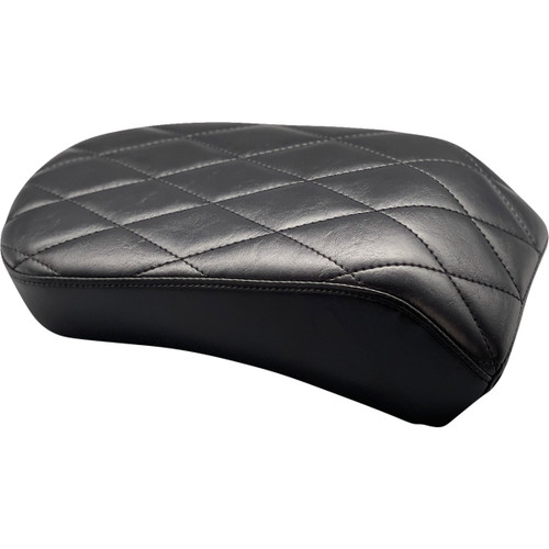 LE Pera #LYB-007PDM - Bare Bones Pillion Pad - Diamond - Black - FL/FX '18-'22