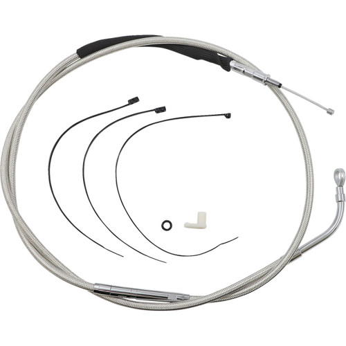 Magnum Shielding #523610HE - High-Efficiency Polished Stainless Clutch Cable - 75-3/4"
