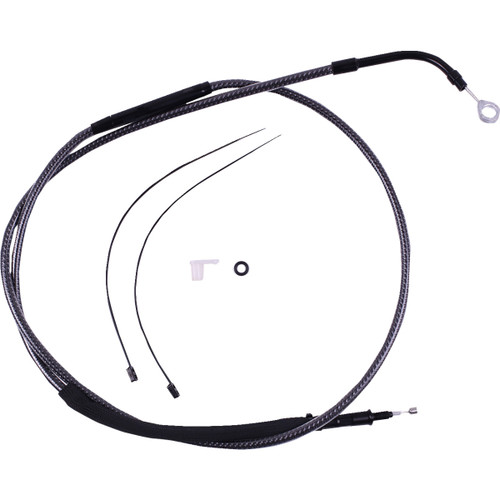 Magnum Shielding #72362HE - High-Efficiency Polished KARBONFIBR Clutch Cable - 67-3/4"