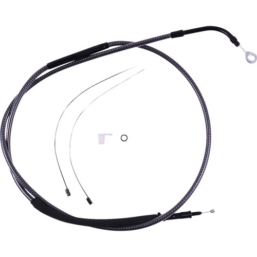 Magnum Shielding #7236HE - High-Efficiency Polished KARBONFIBR Clutch Cable - 65-3/4"