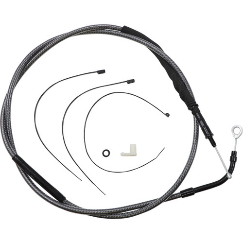 Magnum Shielding #723610HE - High-Efficiency Polished KARBONFIBR Clutch Cable - 75-3/4"