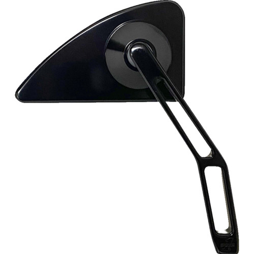 Pro-one Perf.mfg. #102130B - Mirror - Mini w/V2 Cut-Out Stem - Black - Right