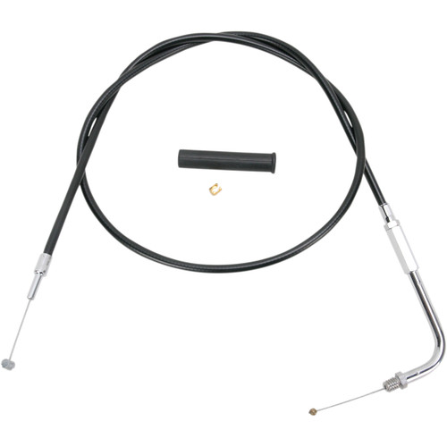 Drag Specialties - Black Vinyl Throttle Cable - 36"