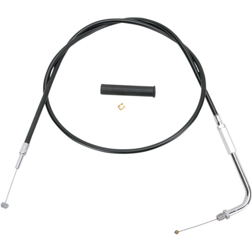 Drag Specialties - Black Vinyl Throttle Cable - 30"