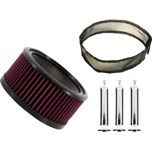 Trask #TM-1020-BPCH - Big Power Filter Kit - Chrome