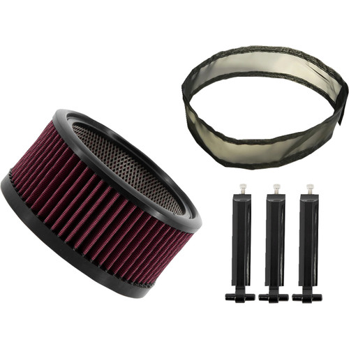Trask #TM-1020-BPGBK - Big Power Filter Kit - Gloss Black
