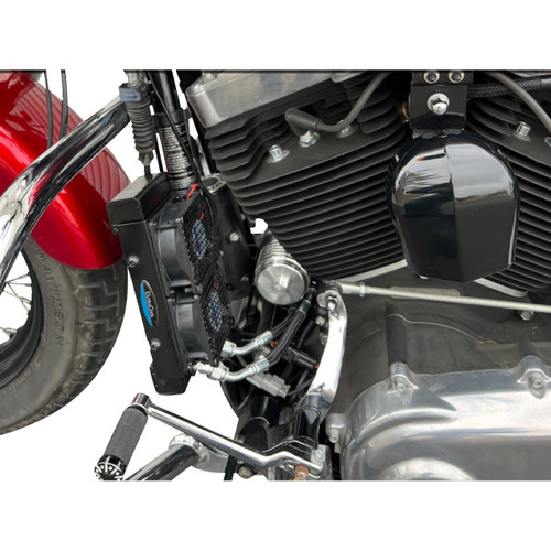 Ultracool #SMT-4NSS - Oil Cooler Kit - Naked Black - Touring/Trike