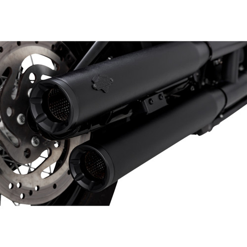 Vance & Hines #46312 - Eliminator 300 Slip-On Mufflers - Black