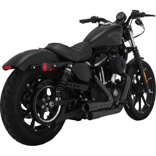 Vance & Hines #46374 - 2-into-2 Mini Grenades Exhaust System - Black