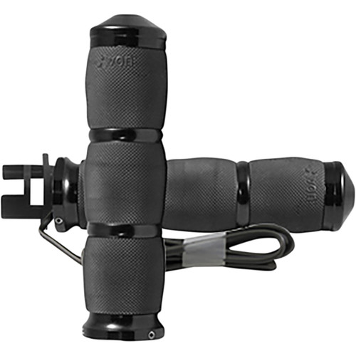 Avon Grips #MT-IN-AIR-90A-H - Heated Grips - Air Cushion - Indian - Black