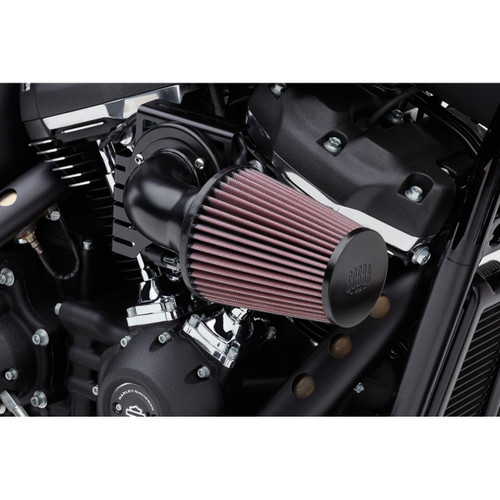 Cobra #606-0100-06B-SB - Cone Air Intake - Black - Touring/Trike