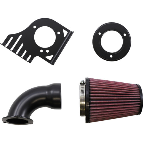 Cobra #606-0104-06B-SB - Cone Air Intake - Black - Softail