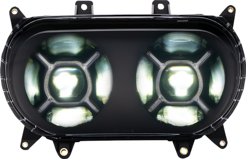 Custom Dynamics #CD-RG-H-B - LED Headlight - Black - Road Glide