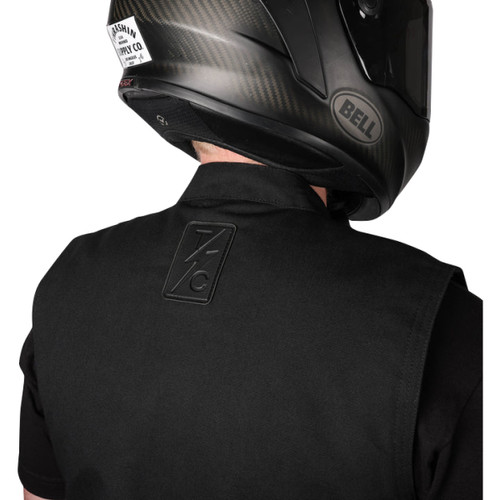 Thrashin Supply CO. #TMJ-12-10 - Nightrider v2 Riding Vest - Black - Large