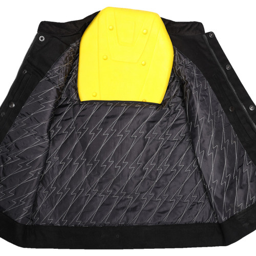 Thrashin Supply CO. #TMJ-12-09 - Nightrider v2 Riding Vest - Black - Medium