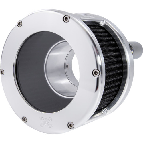 Feuling Parts #5522 - BA Race Series Air Cleaner Kit - Raw - Black Filter