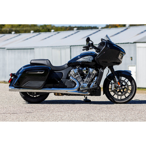 S&S Cycle #550-1077 - 4" Broadhead Slip-On Mufflers - Fishtail - Chrome