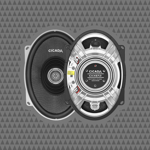Cicada CXX57.4 - 5x7" Pro Coax Speakers - 4 ohm