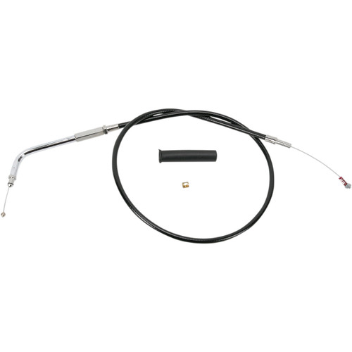Drag Specialties - Black Vinyl Idle Cable - 30"