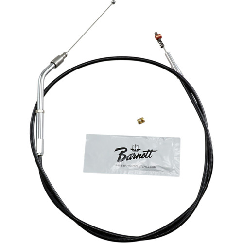 Barnett #101304004106 - Black Vinyl Idle Cable - +6" Size - 37-1/2" Length