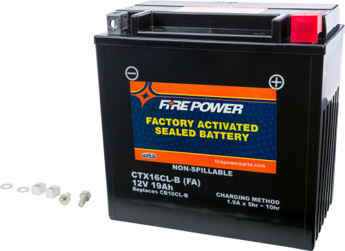 Fire Power #CT16CL-B-BS(FA) - Battery Ctx16cl-b Sealed Factory Activated