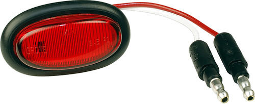 Grote 47962 - Micronova Oval Led Red W/Grommet