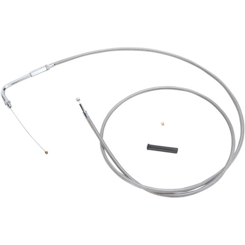 Drag Specialties - Stainless Braided Throttle Cable - 56"
