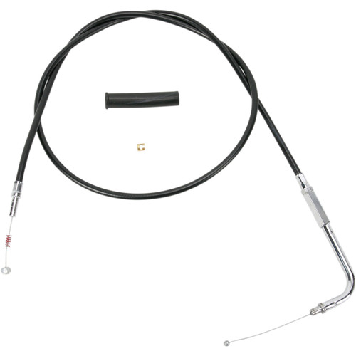 Drag Specialties - Black Vinyl Idle Cable - 44"