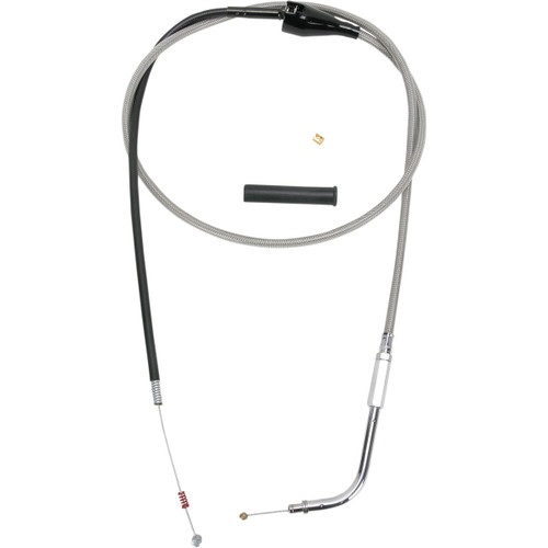 Drag Specialties - Stainless Braided Idle Cable - 48"