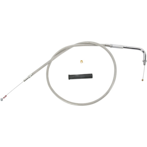 Drag Specialties - Stainless Braided Idle Cable - 56"